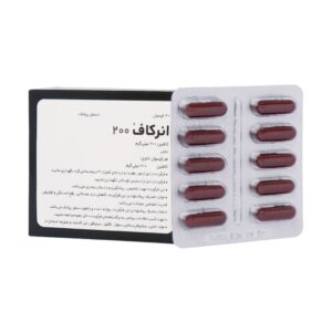 کپسول کافئین انرکاف 200 میلی گرم الحاوی (30 عددی)