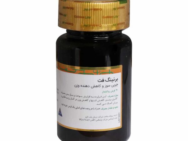 قرص روکش دار برنینگ فت گلدن لایف (30 عددی)