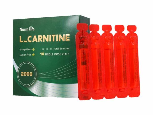 ویال خوراکی ال کارنیتین 2000 میلی گرم نورم لایف (10 عددی)
