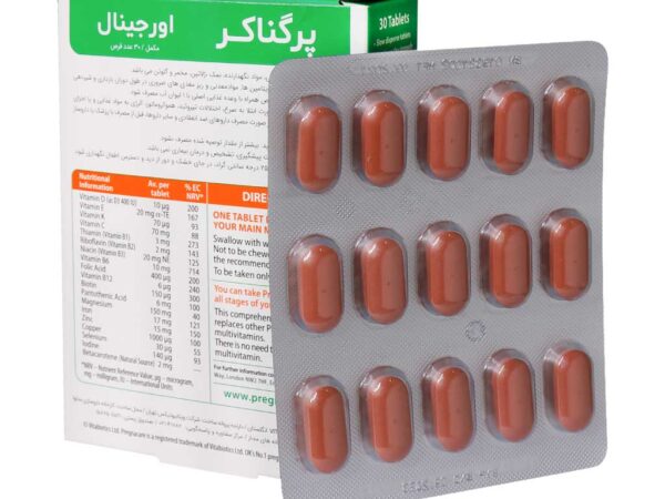 قرص پرگناکر اورجینال ویتابیوتیکس (30 عددی)