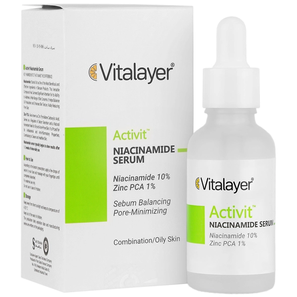 Vitalayer Activit Niacinamide Serum 30 ml سرم نیاسینامید اکتی ویت ویتالیر – 30 میلی لیتر - Image 1