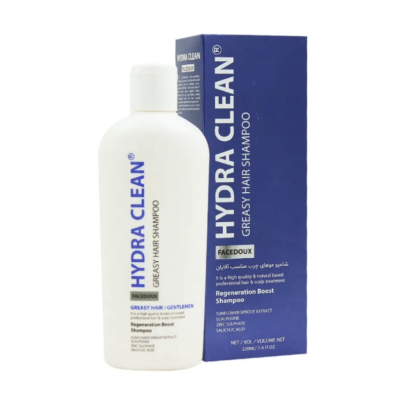 Face-Doux-Hydra-Clean-Greasy-Hair-Shampoo-220-ml-MGH شامپو موی چرب آقایان هیدراکلین مدل MGH(220 میلی لیتر) - تصویر 1