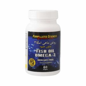 کپسول روغن ماهی امگا ۳ فرمولیتد ساینسز بدون جیوه (60 عدد)