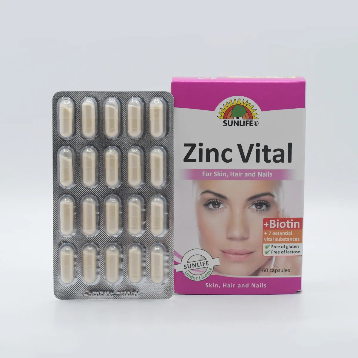 سان لایف - کپسول زینک ویتال کپسول زینک ویتال سان لایف - ۶۰ عددی - Image 1