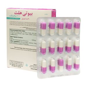 کپسول بیوتی هلث بیوتین 1000 میکروگرم هلث اید (30 عدد)