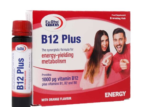ویال خوراکی ویتامین B12 پلاس یوروویتال - 6 عدد