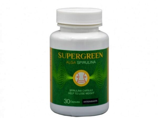 اسپیرولینا 490میلیگرم سوپرگرین  - کپسول