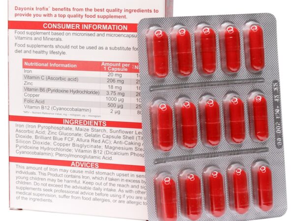کپسول آیروفیکس دایونیکس فارما (30 عدد)