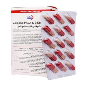 کپسول زینک پلاس پابا و ب کمپلکس یوروویتال (60 عددی)