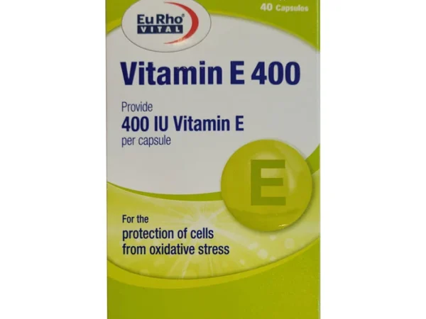 کپسول ویتامین ای E 400 یوروویتال (40 عدد)
