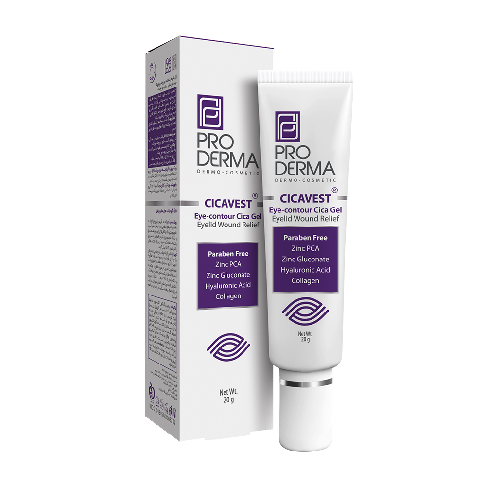 Proderma Eye & Eyelid Soothing Repair Gel 20 g ژل التیام دهنده دور چشم و پلک جهت بازسازی و ترمیم پوست پرودرما | 20 میلی لیتر - Image 1