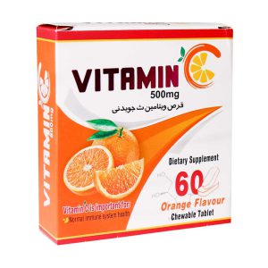 قرص ویتامین C جویدنی 500 میلی گرم دنیا دارو (60 عدد)