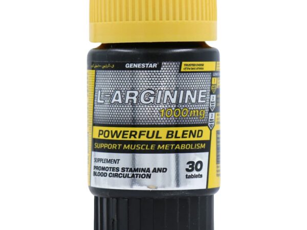 قرص آرژنین 1000 میلی گرم ژن استار - 30 عدد