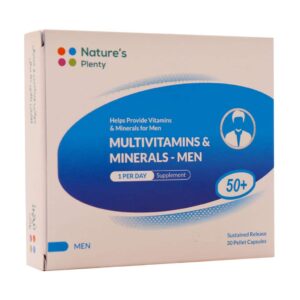 کپسول مولتی ویتامین و مینرال آقایان بالای 50 سال نیچرز پلنتی (60 عدد)
