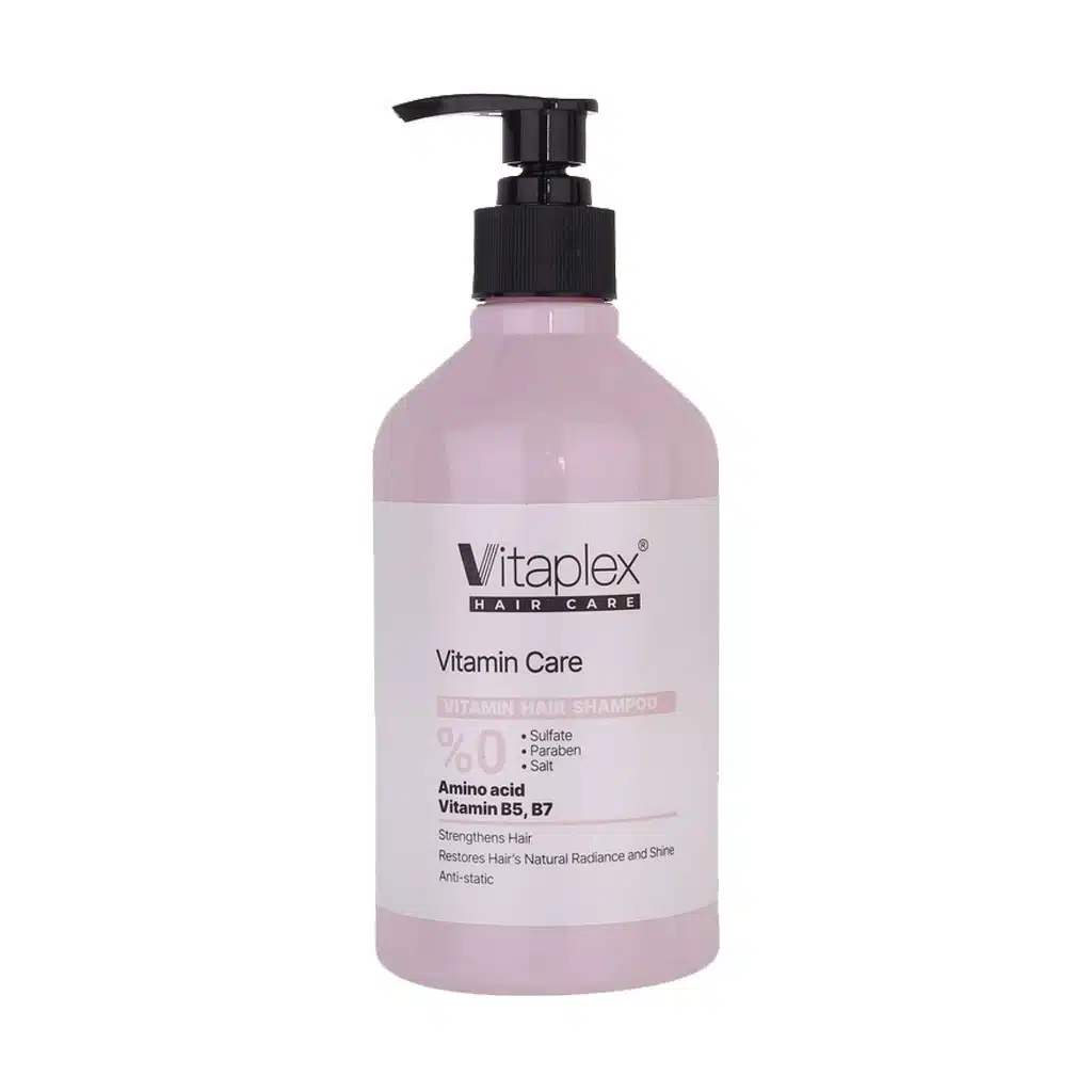 Vitaplex-Vitamin-Hair-Shampoo-For-Dry-Hair-500ml.jpg شامپو فاقد سولفات مناسب موهای خشک و نرمال ویتاپلکس(500میلی لیتر) - تصویر 1