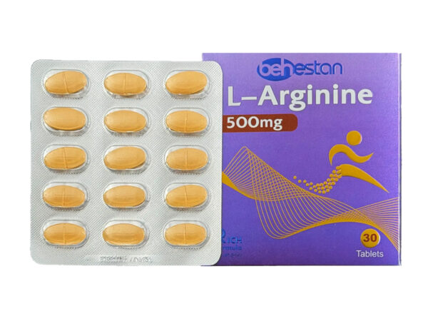 قرص ال آرژنین 500 میلی گرم بهستان (30 عدد)