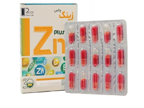 کپسول زینک پلاس ب کمپلکس ویتامین ث بهستان (30 عددی)