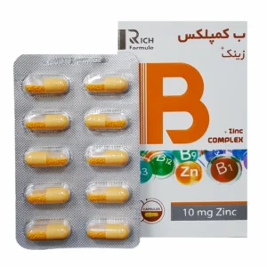 کپسول ب کمپلکس زینک ریچ فرمولا بهستان (30 عددی)