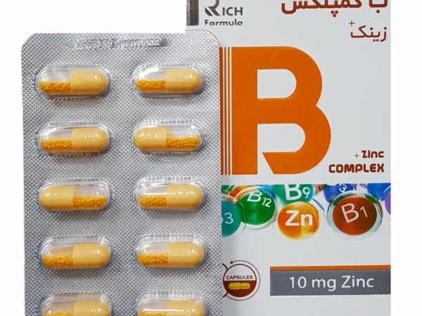 کپسول ب کمپلکس زینک ریچ فرمولا بهستان (30 عددی)
