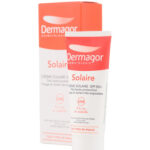 کرم ضد آفتاب بی رنگ SPF 50 پوست نرمال تاخشک درماگور (40 میلی لیتر)