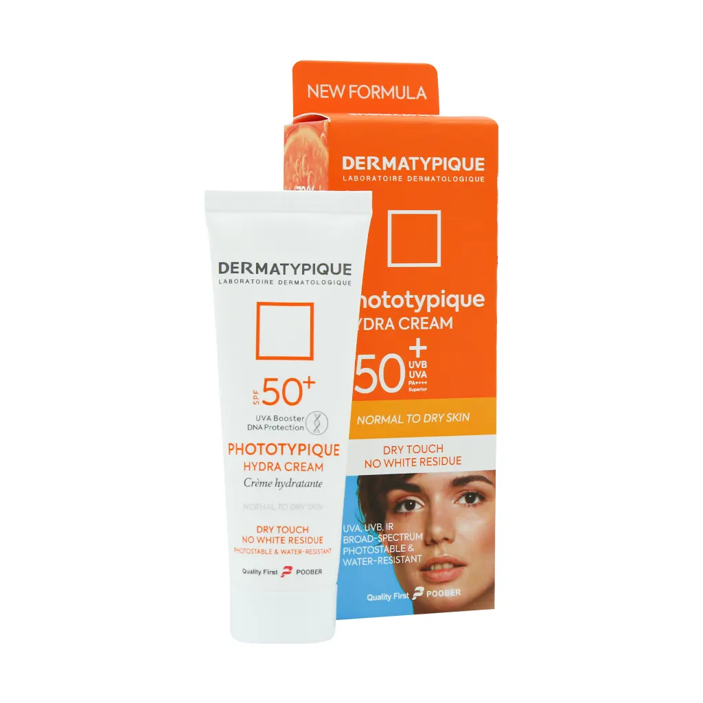 Dermatypique SPF50 Sunscreen Cream For Dry Skin 50 ml کرم ضد آفتاب بی رنگ پوست خشک SPF50 درماتیپیک | 50 میلی لیتر - Image 1