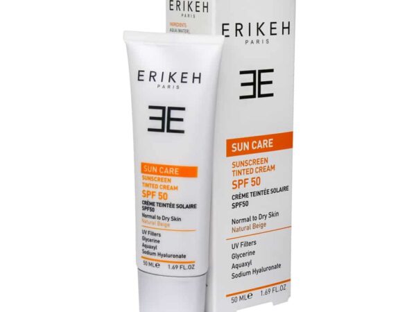 کرم ضد آفتاب SPF50 مناسب پوست های خشک و نرمال اریکه - 50 میلی لیتر