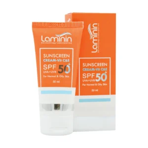 کرم ضد آفتاب SPF50 فاقد چربی لامینین مناسب پوست های چرب و معمولی (۵۰ میلی لیتر)