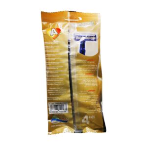 تیغ اصلاح سه لبه صابوندار لمسر (4 عددی)