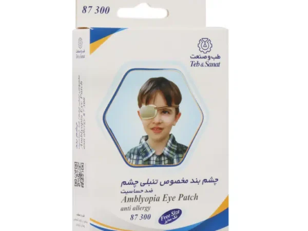 چشم بند مخصوص تنبلی چشم کد 87300 طب و صنعت (1 عدد)