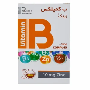کپسول ب کمپلکس زینک ریچ فرمولا بهستان (30 عددی)