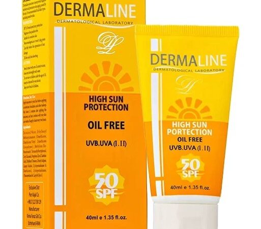 ضد آفتاب فاقد چربی SPF50 مناسب پوست های چرب درمالاین (40میلی لیتر)