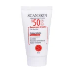 کرم ضد آفتاب بی رنگ پوست خشک SPF50 اسکن اسکین (40 میلی لیتر)