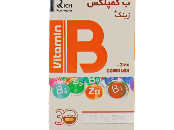 کپسول ب کمپلکس زینک ریچ فرمولا بهستان - 30 عددی