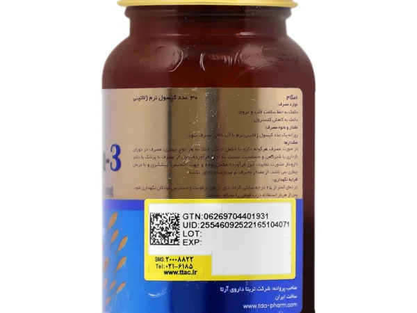 کپسول امگا 3 تریتا دارو آرتا 1000 میلی‌گرم (30 عدد)