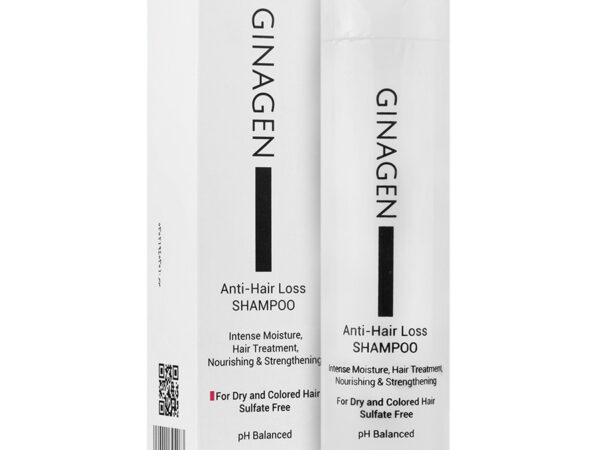 شامپو رفع ریزش موهای خشک و رنگ شده ژیناژن - 250 میلی لیتر