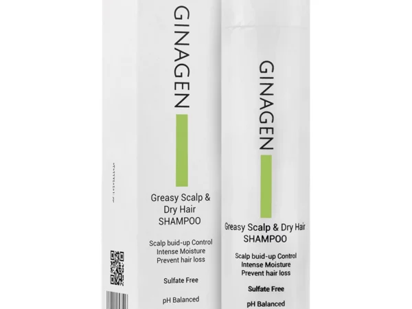 شامپو مناسب پوست سر چرب و ساقه مو خشک ژیناژن - 250 میلی لیتر