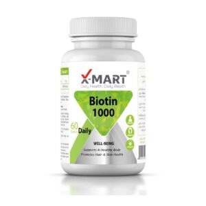 X Mart Biotin 1000mg 60 Tablets