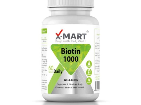X Mart Biotin 1000mg 60 Tablets