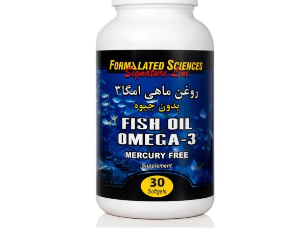 امگا۳ روغن ماهی فرمولیتد ساینسز ۳۰ عددی