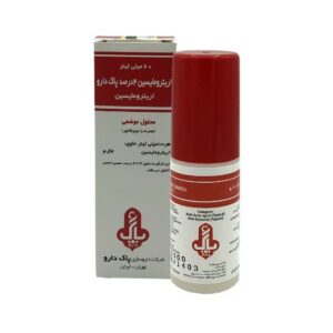 محلول پوستی اریترومایسین 4% پاک دارو | 60 میلی لیتری