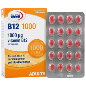 کپسول ژلاتینی B12 یوروویتال بسته (60 عددی)