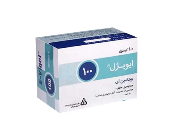 کپسول ویتامین E 100 واحد ایویژل دانا فارما - 100 عدد