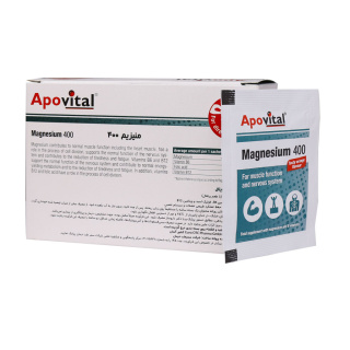 ساشه منیزیم 400 آپوویتال (30 عددی)