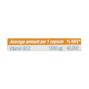 کپسول ژلاتینی B12 یوروویتال بسته (60 عددی)