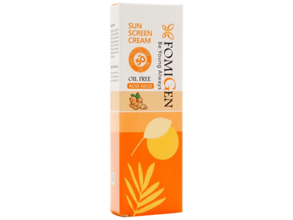 کرم ضد آفتاب رنگی روشن رز گلد SPF50 فومیژن 40 میلی لیتر