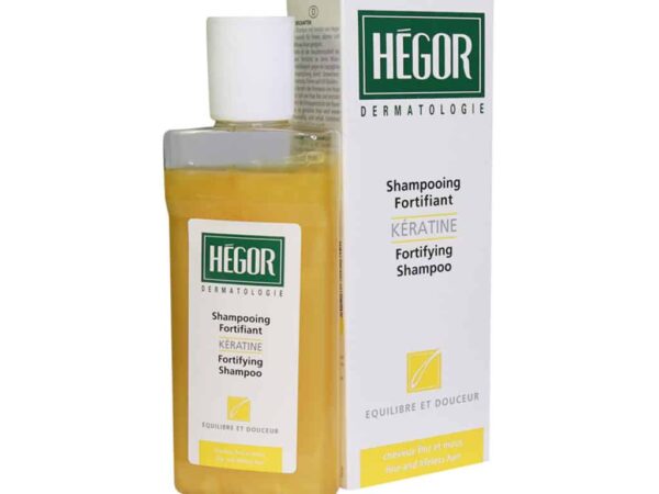 شامپو تقویت کننده کراتین مناسب موهای نازک، شکننده و آسیب دیده هگور | 150 میلی لیتر