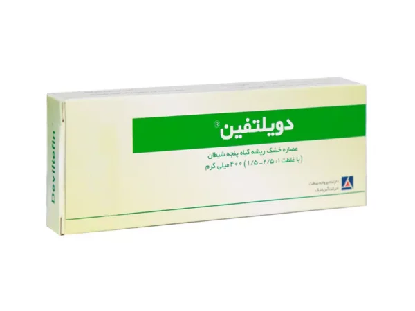 قرص دویلتفین 400 میلی گرم آیریانیک پنجه شیطان - 20 عدد