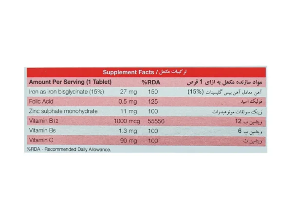 قرص سوپرافر نیچرز اونلی (30 عدد)
