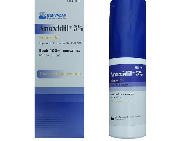 محلول ماینوکسیدیل 5% آناکسیدیل بهوزان - 60 میلی لیتر