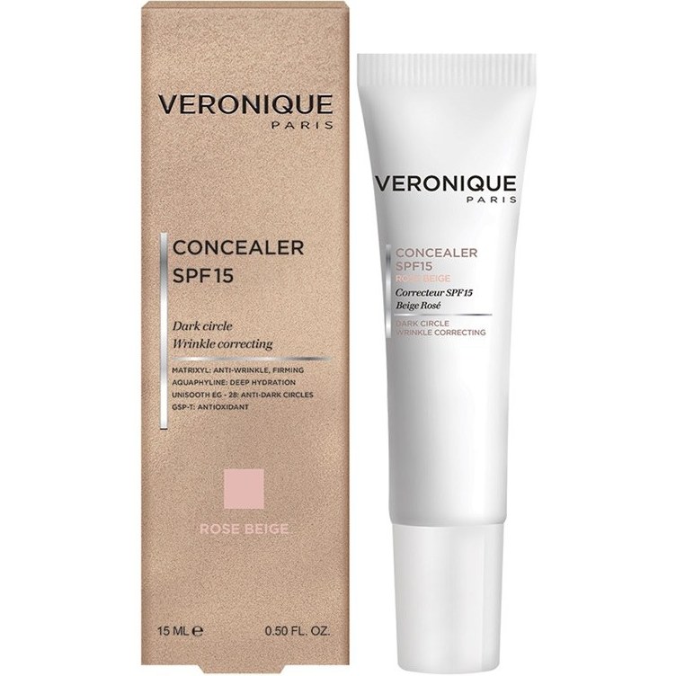 concealer-spf15-veronique-rose-beige کانسیلر SPF15 رز بژ ورونیک | 15 میلی لیتر - Image 1